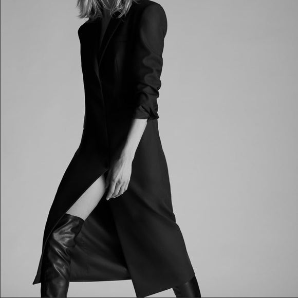 ZARA COAT DRESS BLOGGER FAVORITE SIZE L - Picture 5 of 10